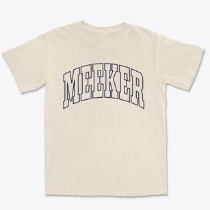 Meeker Oklahoma Trendy Block Premium Heavyweight T-shirt