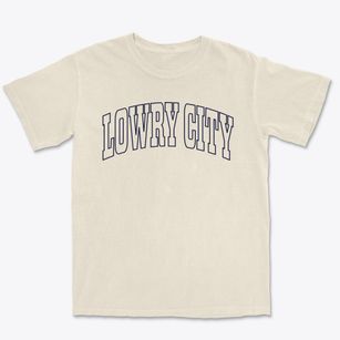 Lowry City Missouri Trendy Block Premium Heavyweight T-shirt