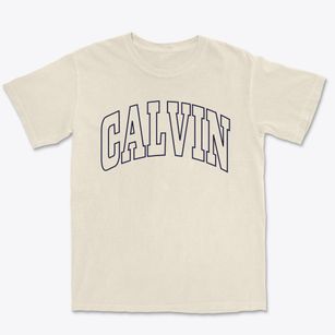 Calvin Oklahoma Trendy Block Premium Heavyweight T-shirt