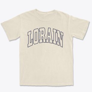 Lorain Wisconsin Trendy Block Premium Heavyweight T-shirt
