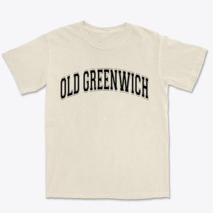 Old Greenwich Connecticut Varsity Premium Heavyweight T-shirt