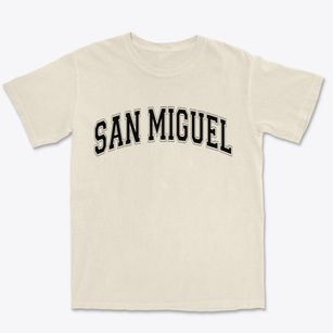 San Miguel California Varsity Premium Heavyweight T-shirt