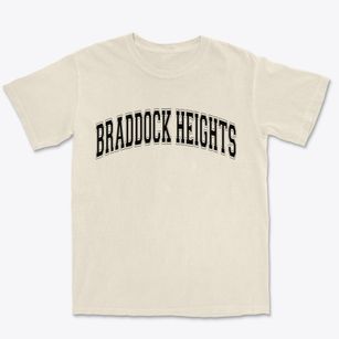 Braddock Heights Maryland Varsity Premium Heavyweight T-shirt