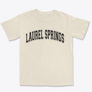 Laurel Springs New Jersey Varsity Premium Heavyweight T-shirt