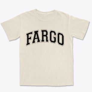 Fargo North Dakota Varsity Premium Heavyweight T-shirt