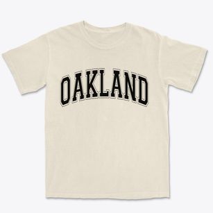 Oakland California Varsity Premium Heavyweight T-shirt
