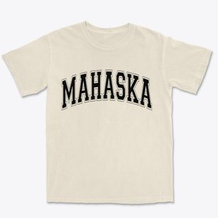 Mahaska Kansas Varsity Premium Heavyweight T-shirt