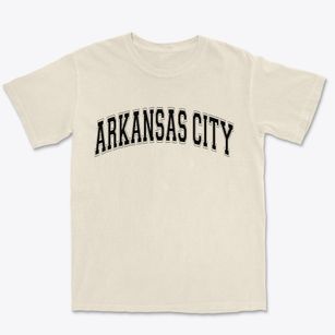 Arkansas City Kansas Varsity Premium Heavyweight T-shirt