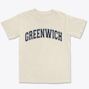 Greenwich Connecticut Varsity Premium Heavyweight T-shirt