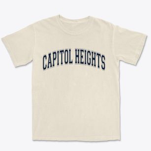 Capitol Heights Maryland Varsity Premium Heavyweight T-shirt