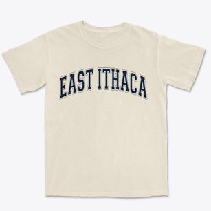 East Ithaca New York Varsity Premium Heavyweight T-shirt
