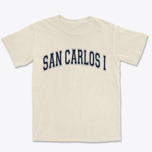 San Carlos I Texas Varsity Premium Heavyweight T-shirt