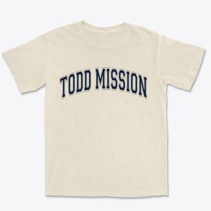 Todd Mission Texas Varsity Premium Heavyweight T-shirt
