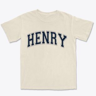 Henry Nebraska Varsity Premium Heavyweight T-shirt