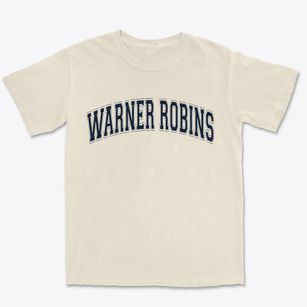 Warner Robins Georgia Varsity Premium Heavyweight T-shirt