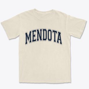 Mendota Illinois Varsity Premium Heavyweight T-shirt