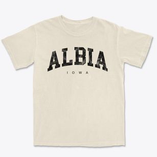 Albia Iowa Urban Vibe Premium Heavyweight T-shirt