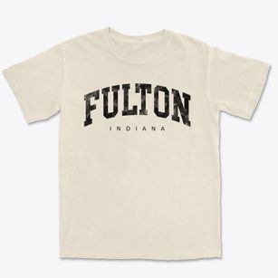 Fulton Indiana Urban Vibe Premium Heavyweight T-shirt