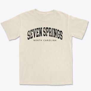 Seven Springs North Carolina Urban Vibe Premium Heavyweight T-shirt