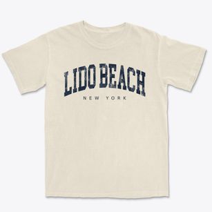 Lido Beach New York Urban Vibe Premium Heavyweight T-shirt