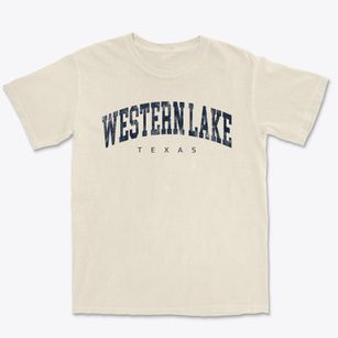 Western Lake Texas Urban Vibe Premium Heavyweight T-shirt