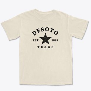 Desoto Texas Star Premium Heavyweight T-shirt