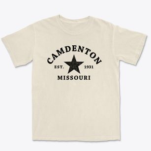 Camdenton Missouri Star Premium Heavyweight T-shirt