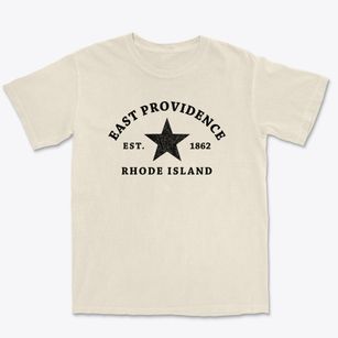 East Providence Rhode Island Star Premium Heavyweight T-shirt