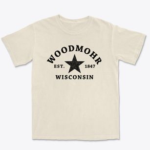 Woodmohr Wisconsin Star Premium Heavyweight T-shirt
