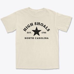High Shoals North Carolina Star Premium Heavyweight T-shirt