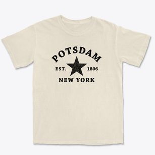 Potsdam New York Star Premium Heavyweight T-shirt