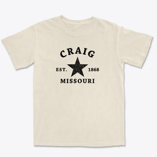Craig Missouri Star Premium Heavyweight T-shirt