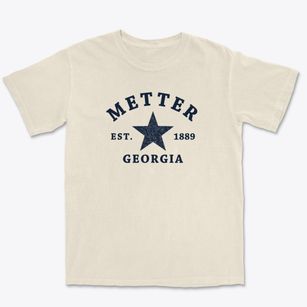 Metter Georgia Star Premium Heavyweight T-shirt
