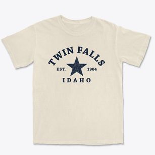 Twin Falls Idaho Star Premium Heavyweight T-shirt