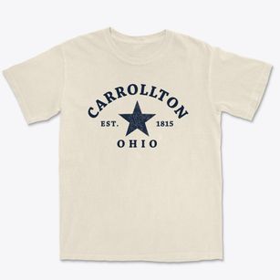 Carrollton Ohio Star Premium Heavyweight T-shirt