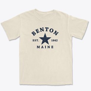 Benton Maine Star Premium Heavyweight T-shirt