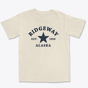 Ridgeway Alaska Star Premium Heavyweight T-shirt