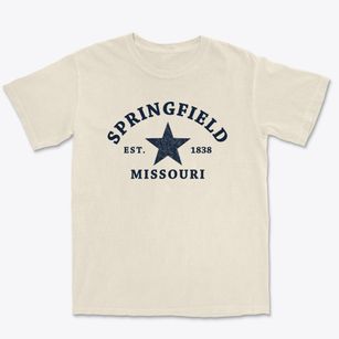 Springfield Missouri Star Premium Heavyweight T-shirt