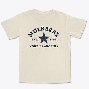 Mulberry North Carolina Star Premium Heavyweight T-shirt