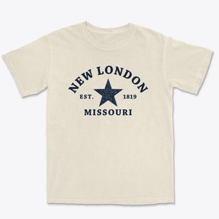 New London Missouri Star Premium Heavyweight T-shirt