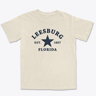 Leesburg Florida Star Premium Heavyweight T-shirt