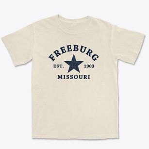 Freeburg Missouri Star Premium Heavyweight T-shirt