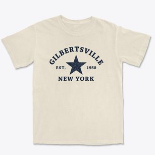 Gilbertsville New York Star Premium Heavyweight T-shirt