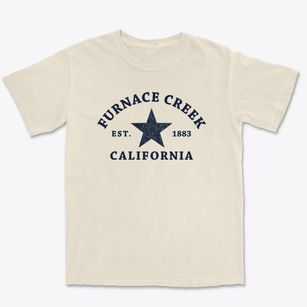 Furnace Creek California Star Premium Heavyweight T-shirt