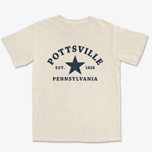 Pottsville Pennsylvania Star Premium Heavyweight T-shirt