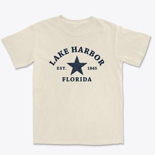 Lake Harbor Florida Star Premium Heavyweight T-shirt