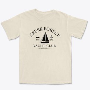 Neuse Forest North Carolina Yacht Club Premium Heavyweight T-shirt
