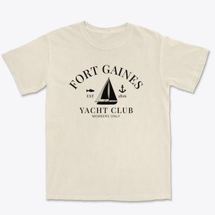Fort Gaines Georgia Yacht Club Premium Heavyweight T-shirt