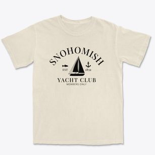 Snohomish Washington Yacht Club Premium Heavyweight T-shirt
