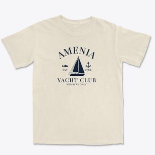 Amenia New York Yacht Club Premium Heavyweight T-shirt
